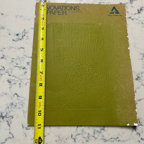 1976 Vol 8 #2 Weyerhaeuser Innovations in Paper Tom Sawyer is 100 8.5x11 booklet - Picture 3 of 15